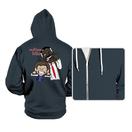 Murtaugh and Riggs - Hoodies Hoodies RIPT Apparel Small / Dark Gray