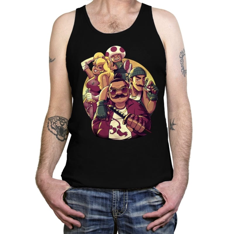 Mushroom Gang - Tanktop Tanktop RIPT Apparel X-Small / Black