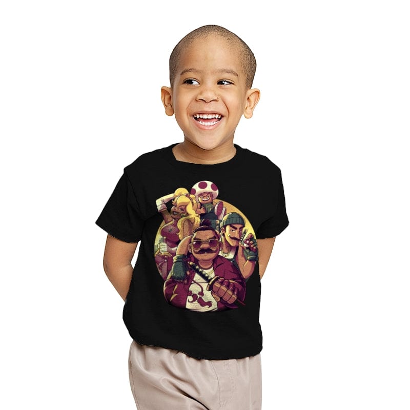 Mushroom Gang - Youth T-Shirts RIPT Apparel X-small / Black