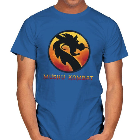 Mushu Kombat - Mens T-Shirts RIPT Apparel Small / Royal