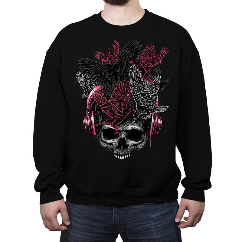 Music In My Soul - Crew Neck Sweatshirt Crew Neck Sweatshirt RIPT Apparel Small / Black