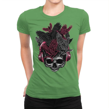Music In My Soul - Womens Premium T-Shirts RIPT Apparel Small / Kelly
