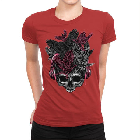 Music In My Soul - Womens Premium T-Shirts RIPT Apparel Small / Red