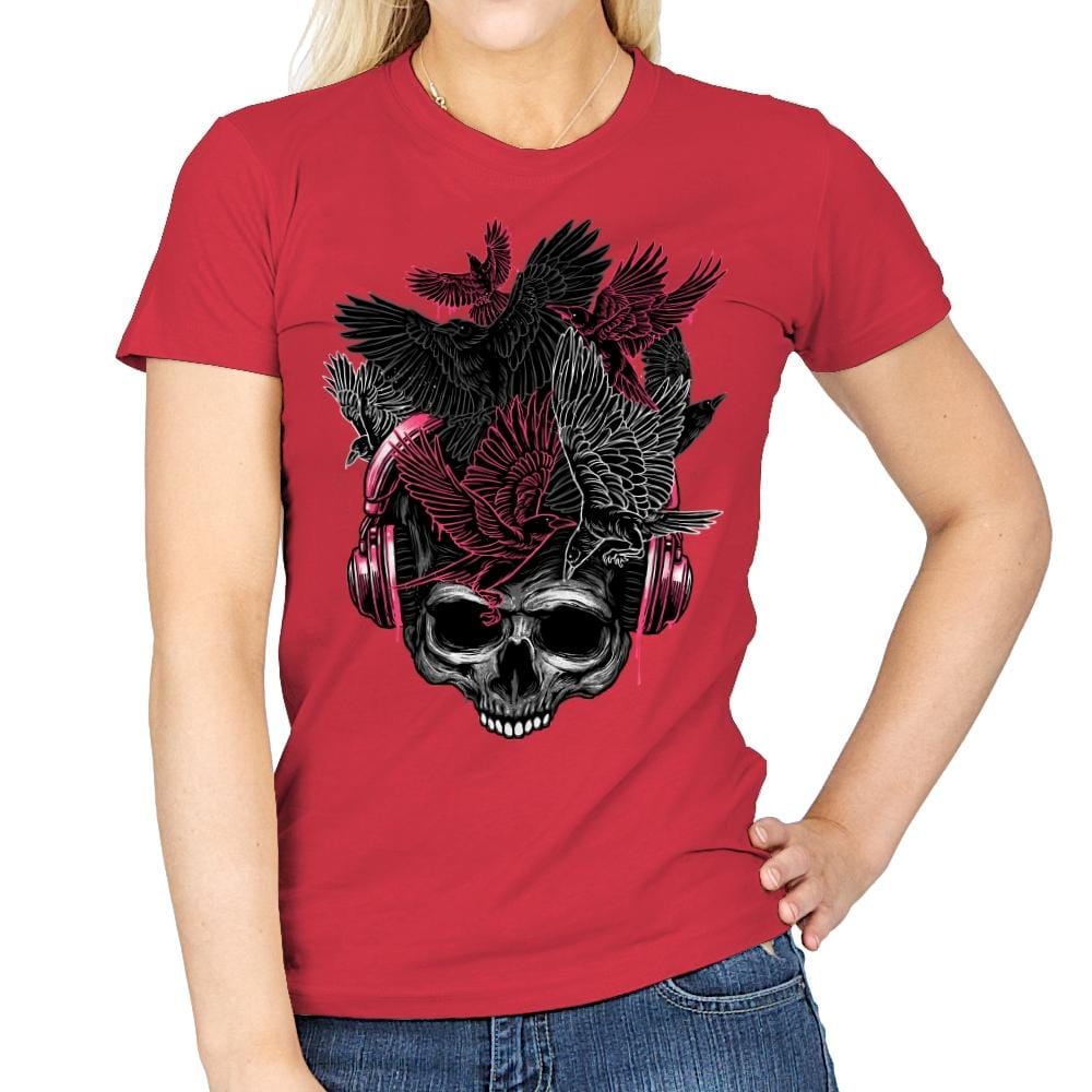 Music In My Soul - Womens T-Shirts RIPT Apparel Small / Red