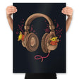 Music is the Way - Prints Posters RIPT Apparel 18x24 / Black