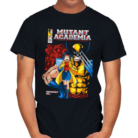 Mutant Academia - Mens T-Shirts RIPT Apparel Small / Black