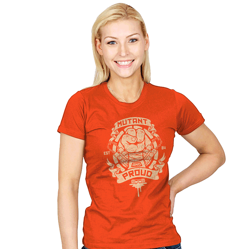 Mutant and Orange! - Womens T-Shirts RIPT Apparel