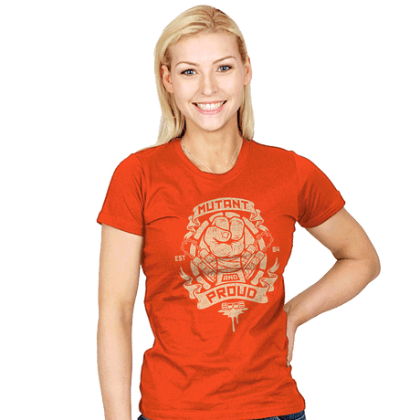 Mutant and Orange! - Womens T-Shirts RIPT Apparel