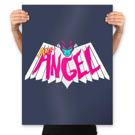 Mutant Angel-Man - Prints Posters RIPT Apparel 18x24 / Navy
