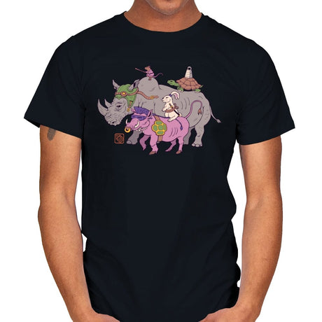 Mutant Animals - Mens T-Shirts RIPT Apparel Small / Black