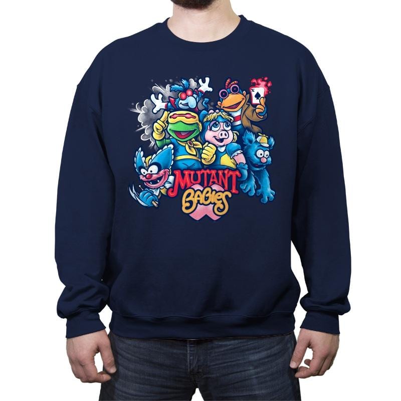 Mutant Babies - Best Seller - Crew Neck Sweatshirt Crew Neck Sweatshirt RIPT Apparel