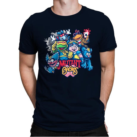 Mutant Babies - Best Seller - Mens Premium T-Shirts RIPT Apparel Small / Midnight Navy