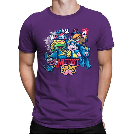 Mutant Babies - Best Seller - Mens Premium T-Shirts RIPT Apparel Small / Purple Rush