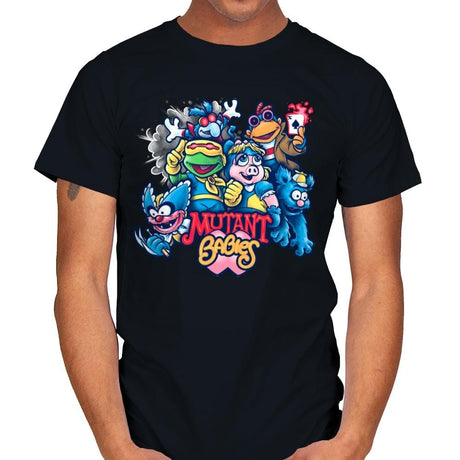 Mutant Babies - Best Seller - Mens T-Shirts RIPT Apparel Small / Black