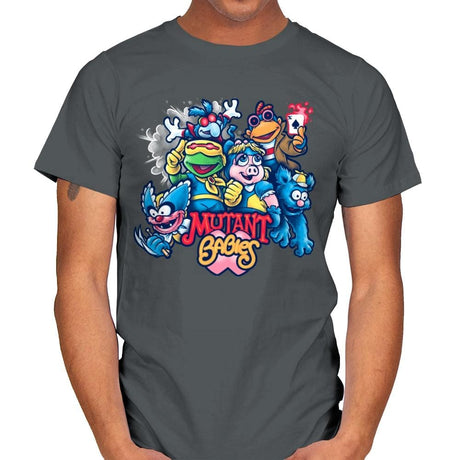 Mutant Babies - Best Seller - Mens T-Shirts RIPT Apparel Small / Charcoal