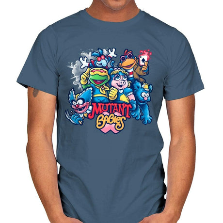 Mutant Babies - Best Seller - Mens T-Shirts RIPT Apparel Small / Indigo Blue