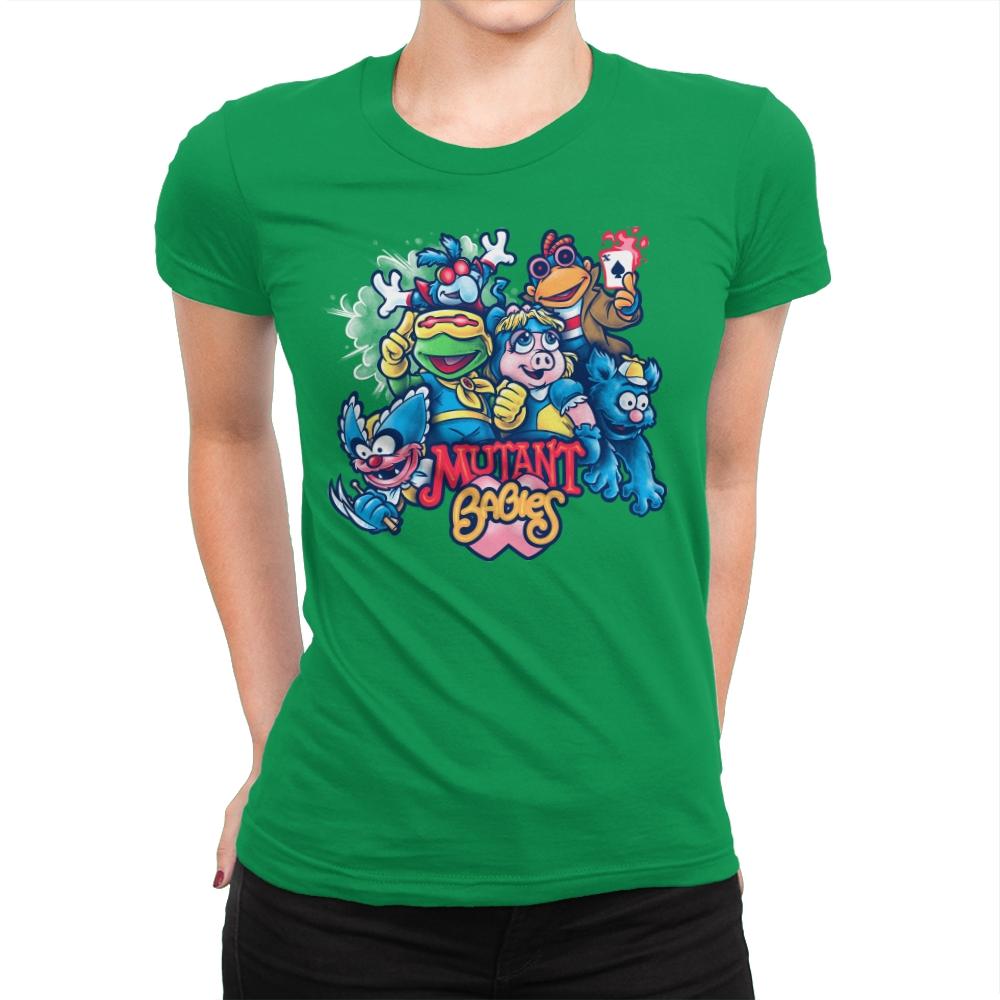 Mutant Babies - Best Seller - Womens Premium T-Shirts RIPT Apparel Small / Kelly Green