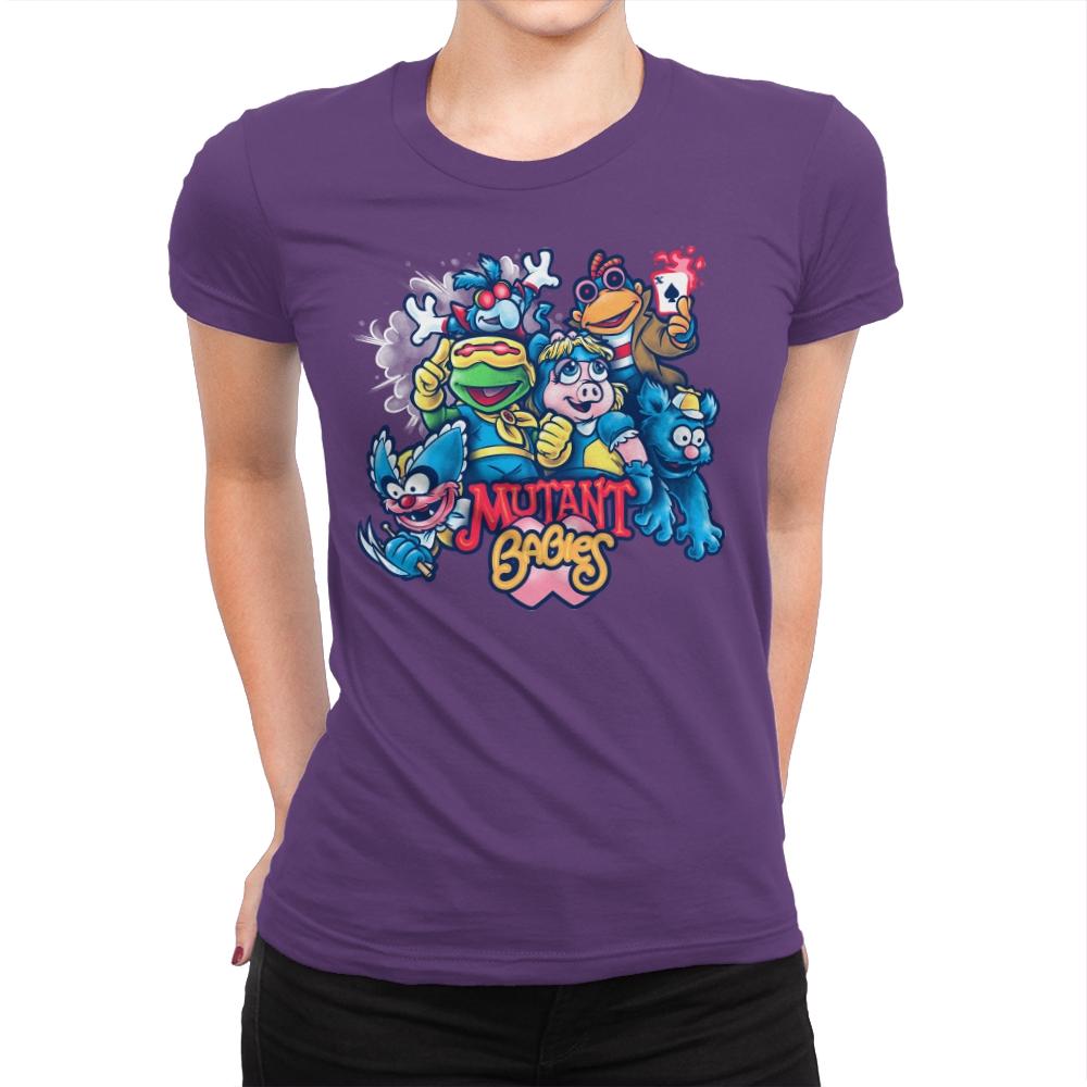 Mutant Babies - Best Seller - Womens Premium T-Shirts RIPT Apparel Small / Purple Rush