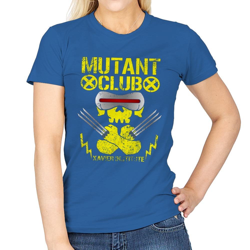 MUTANT CLUB - Womens T-Shirts RIPT Apparel Small / Royal
