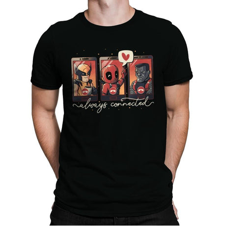 Mutant Connection - Mens Premium T-Shirts RIPT Apparel Small / Black