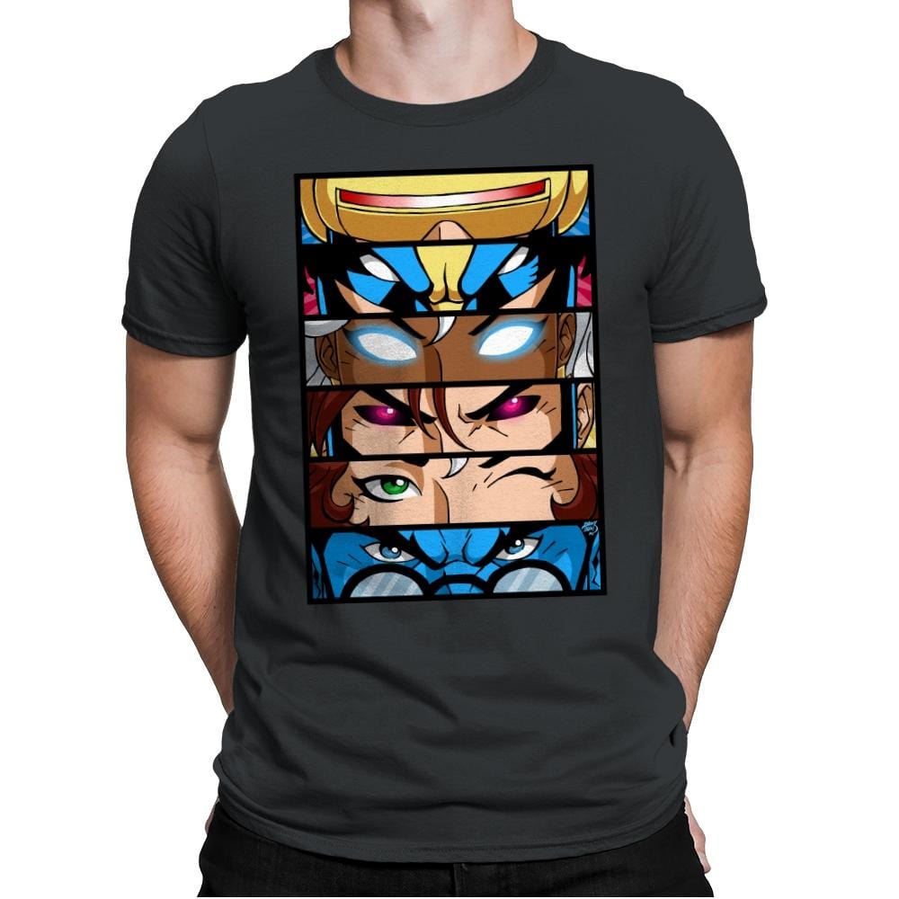 Mutant Eyes - Best Seller - Mens Premium T-Shirts RIPT Apparel Small / Heavy Metal