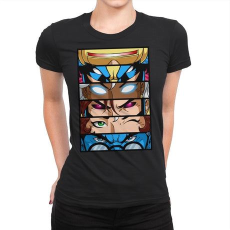 Mutant Eyes - Womens Premium T-Shirts RIPT Apparel Small / Black