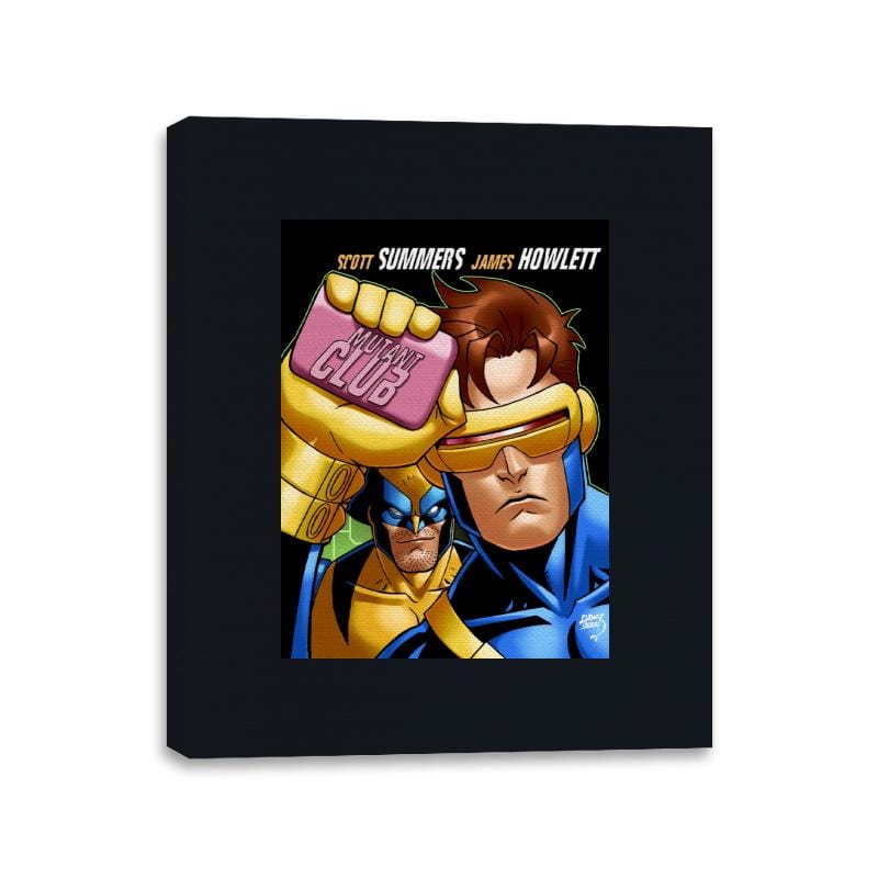 Mutant Fight Club - Canvas Wraps Canvas Wraps RIPT Apparel 11x14 / Black