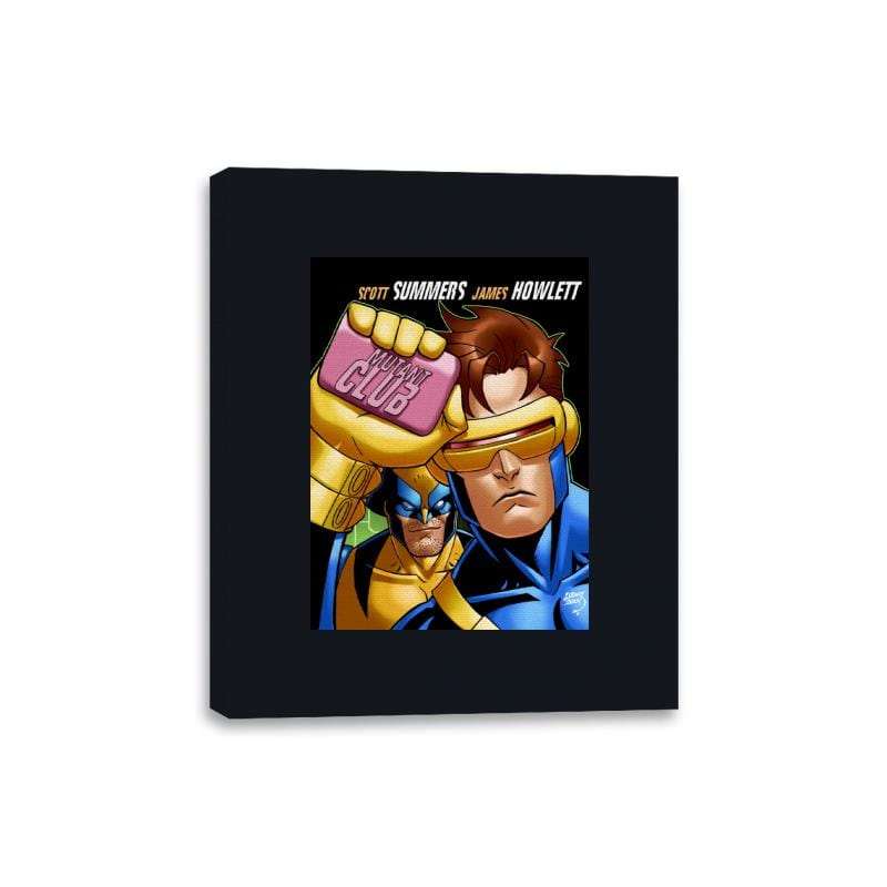 Mutant Fight Club - Canvas Wraps Canvas Wraps RIPT Apparel 8x10 / Black