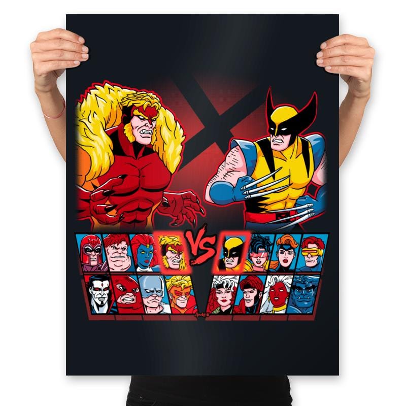 Mutant Fighter - Prints Posters RIPT Apparel 18x24 / Black