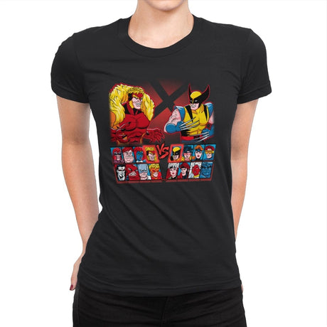 Mutant Fighter - Womens Premium T-Shirts RIPT Apparel Small / Black