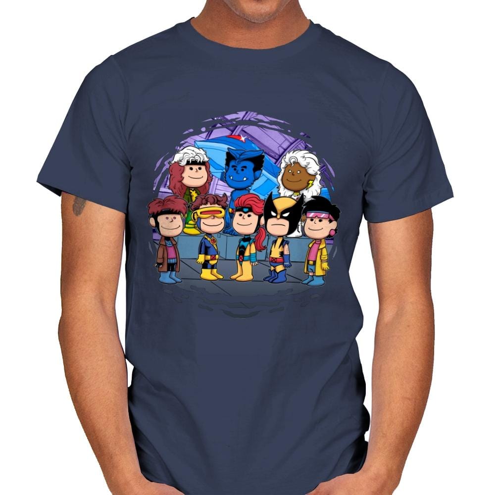Mutant Friends - Mens T-Shirts RIPT Apparel Small / Navy