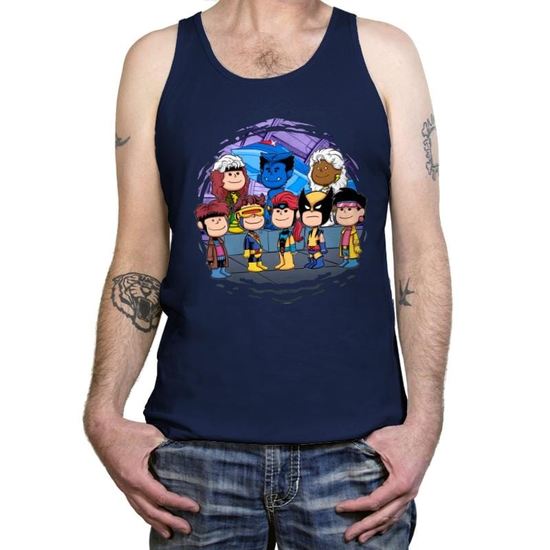 Mutant Friends - Tanktop Tanktop RIPT Apparel X-Small / Navy