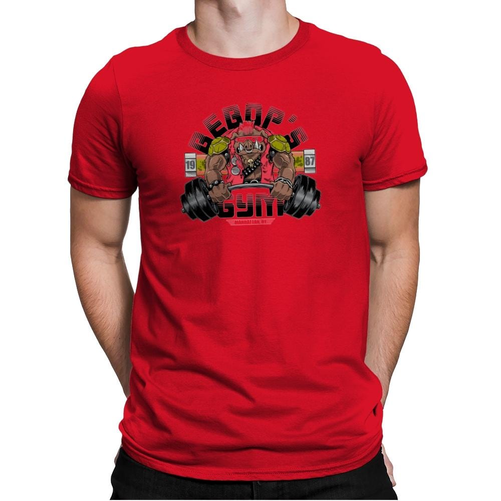 Mutant Gym Exclusive - Mens Premium T-Shirts RIPT Apparel Small / Red