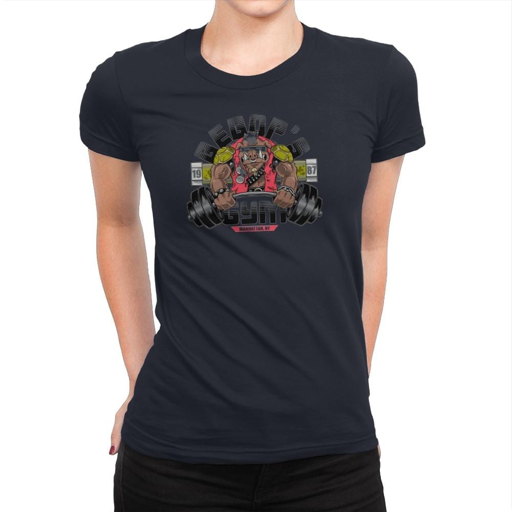 Mutant Gym Exclusive - Womens Premium T-Shirts RIPT Apparel Small / Midnight Navy