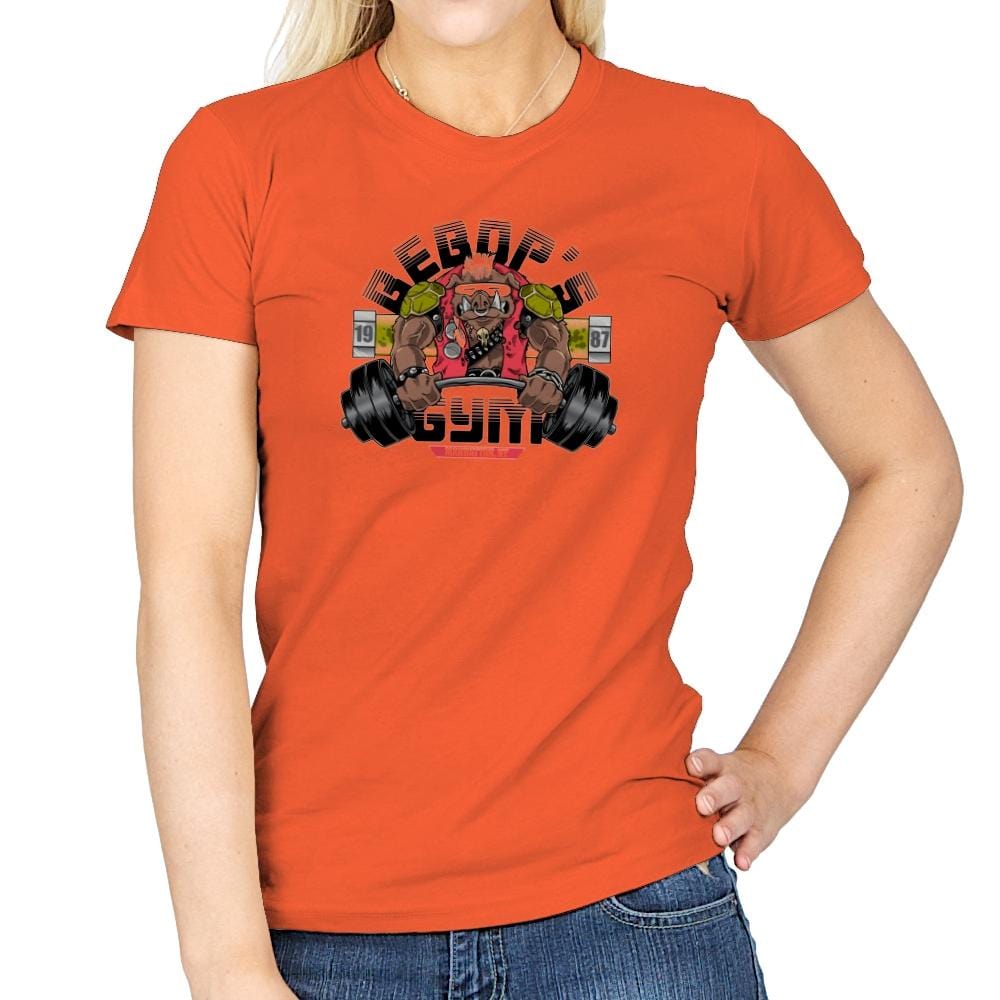 Mutant Gym Exclusive - Womens T-Shirts RIPT Apparel Small / Orange