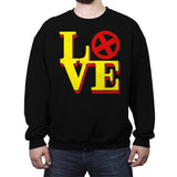 Mutant Love - Crew Neck Sweatshirt Crew Neck Sweatshirt RIPT Apparel Small / Black