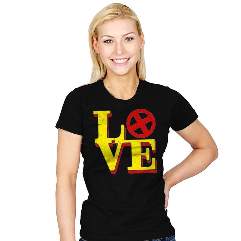 Mutant Love - Womens T-Shirts RIPT Apparel Small / Black