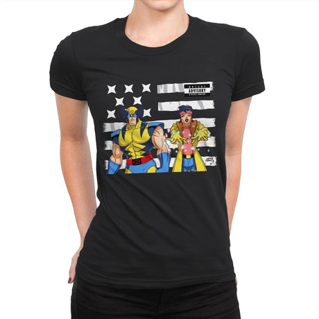 Mutant Outkasts - Womens Premium T-Shirts RIPT Apparel Small / Black