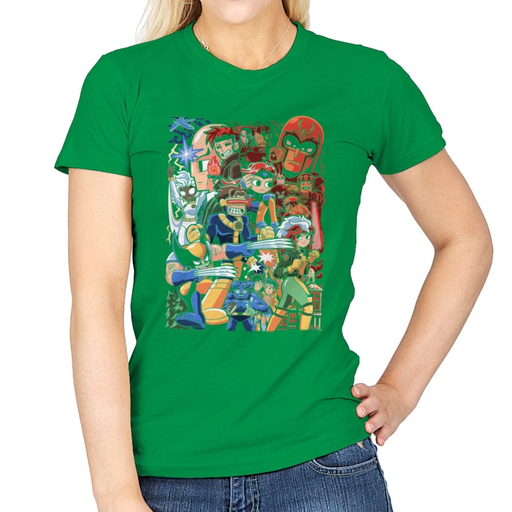 Mutant Pilgrim - Best Seller - Womens T-Shirts RIPT Apparel Small / Irish Green