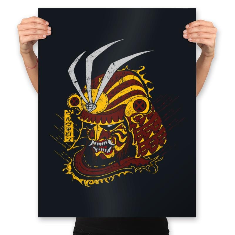 Mutant Samurai - Prints Posters RIPT Apparel 18x24 / Black