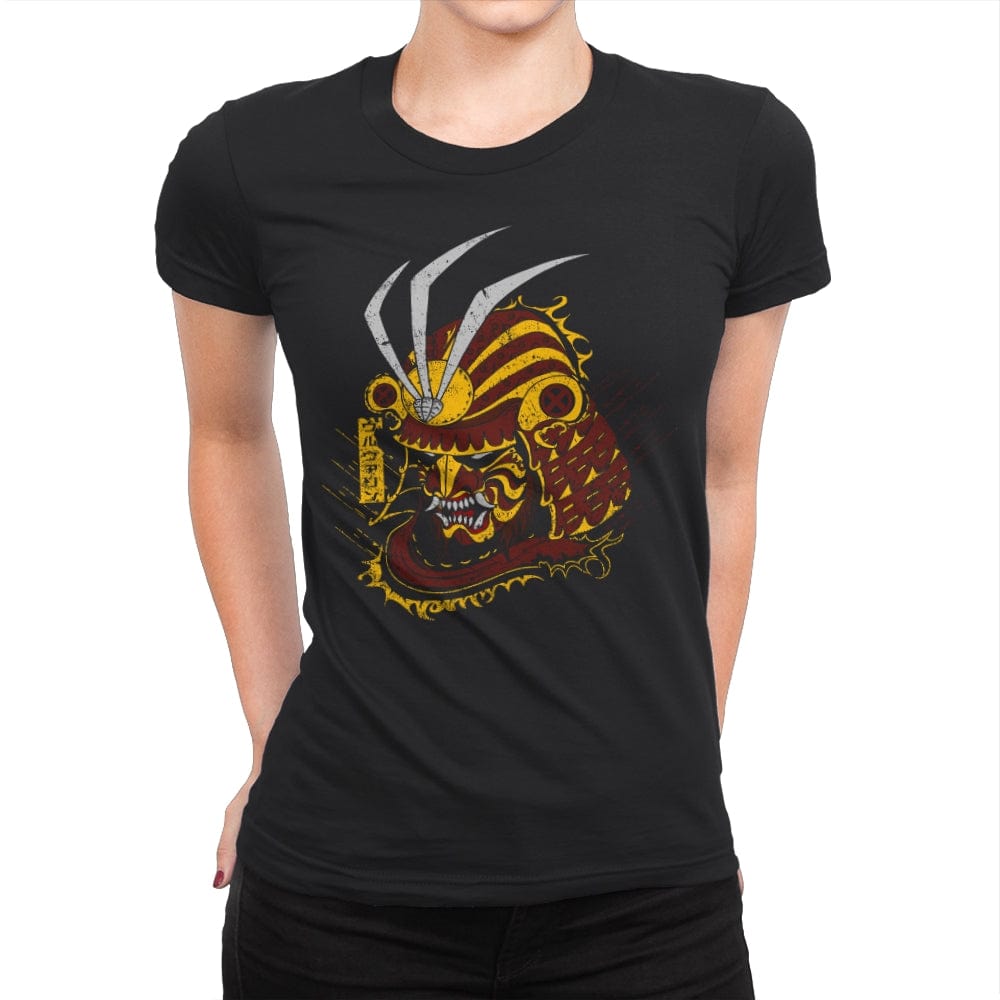 Mutant Samurai - Womens Premium T-Shirts RIPT Apparel Small / Black