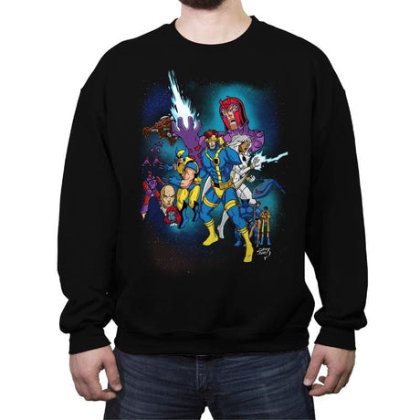 Mutant Wars - Crew Neck Sweatshirt Crew Neck Sweatshirt RIPT Apparel