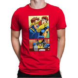 Mutant Yelling - Anytime - Mens Premium T-Shirts RIPT Apparel Small / Red