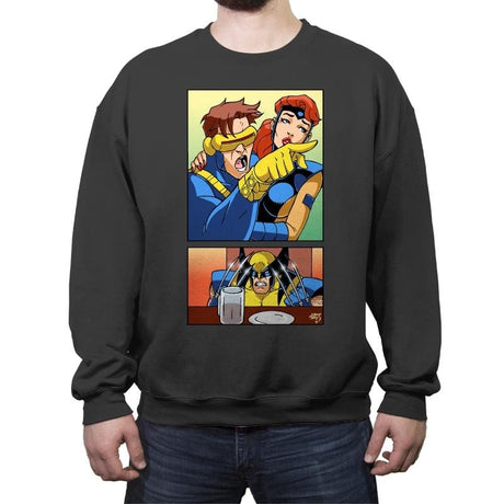 Mutant Yelling - Crew Neck Sweatshirt Crew Neck Sweatshirt RIPT Apparel Small / Charcoal