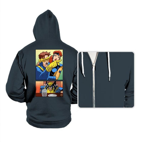Mutant Yelling - Hoodies Hoodies RIPT Apparel Small / Dark Gray
