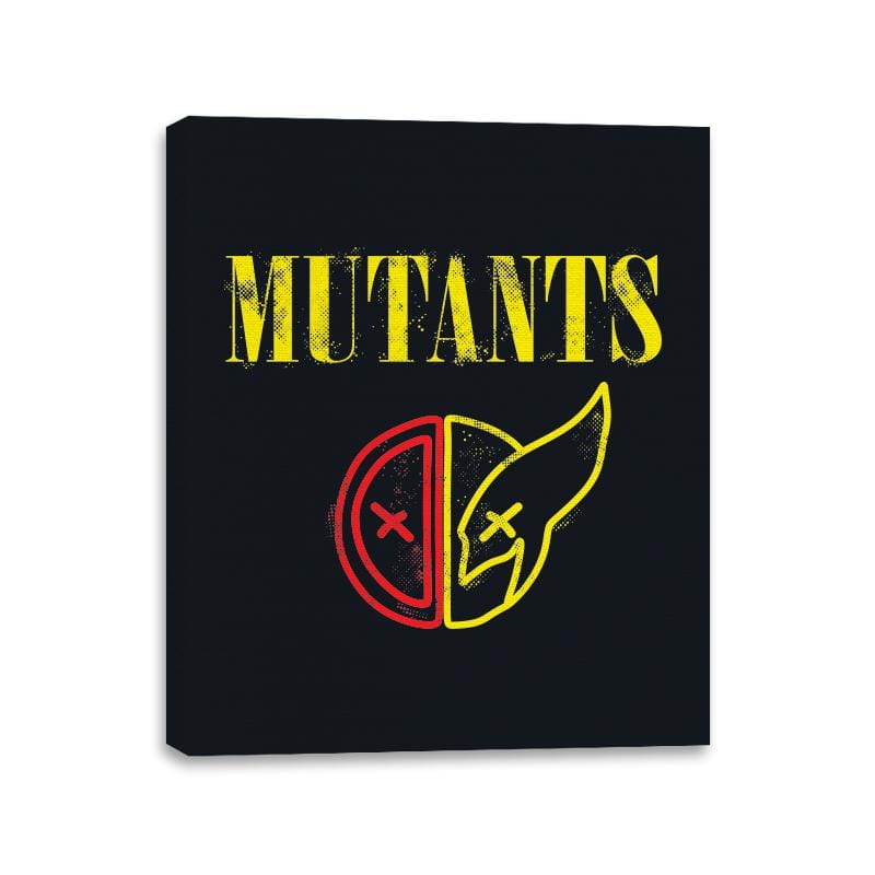 Mutants - Canvas Wraps Canvas Wraps RIPT Apparel 11x14 / Black