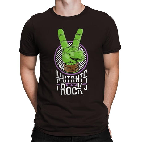 Mutants Rock - Mens Premium T-Shirts RIPT Apparel Small / Dark Chocolate