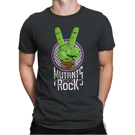 Mutants Rock - Mens Premium T-Shirts RIPT Apparel Small / Heavy Metal