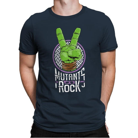Mutants Rock - Mens Premium T-Shirts RIPT Apparel Small / Indigo