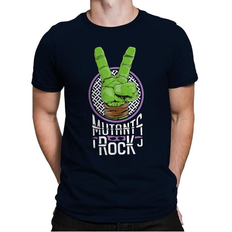 Mutants Rock - Mens Premium T-Shirts RIPT Apparel Small / Midnight Navy